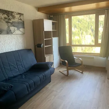 Appartement dans résidence avec piscine Saint-Jean-dʼAulps Extérieur photo